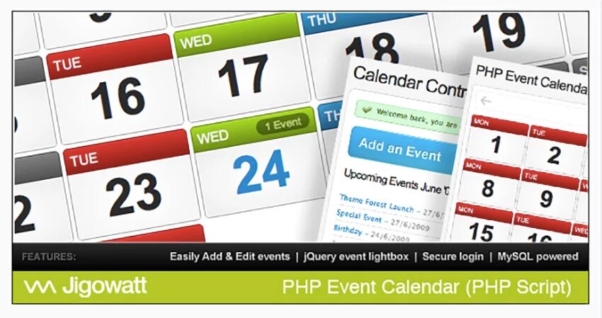 Php calendar. Календарь событий php mysql. php календарь событий. calendar events on php. простой календарь на сайт на php.