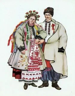 Народные костюмы донбасса