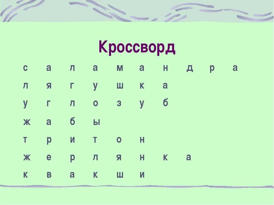 бесхвостые земноводные представители. земноводное сканворд. кроссворд амфибии. кроссворд про земноводных. кроссворд земноводные 7 класс.