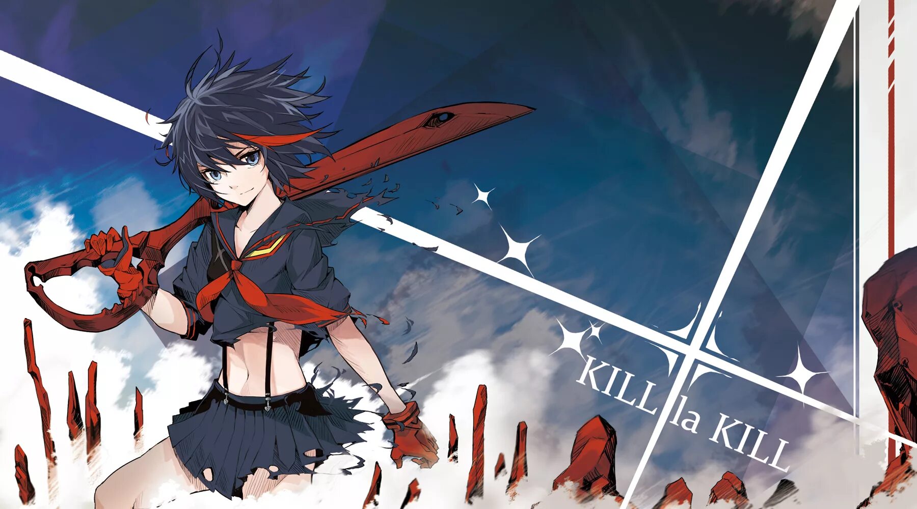 Рюко Матой. Круши Кромсай / Kill la Kill. Меч Рюко Матой. K kill