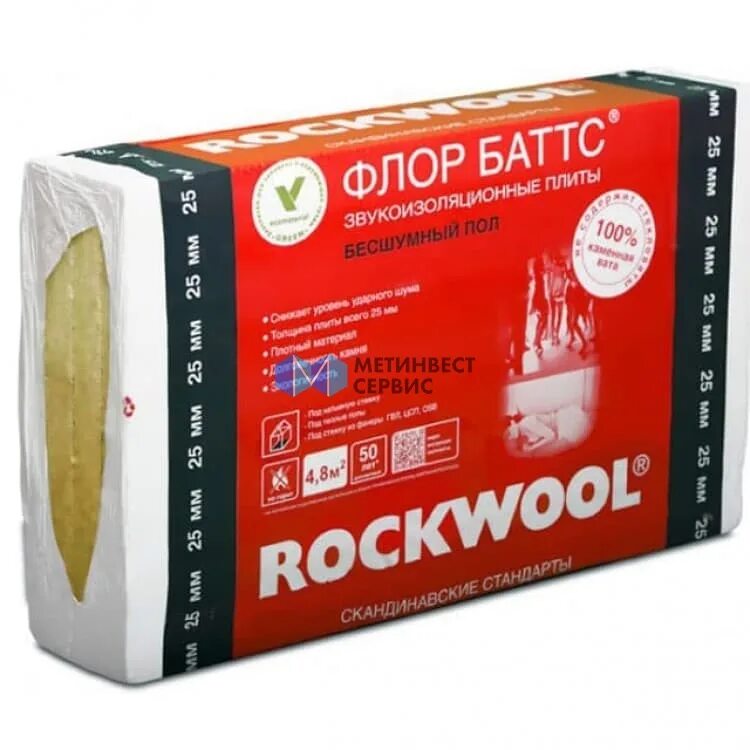 Звукоизоляция rockwool