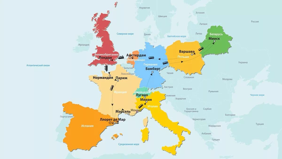 Ведущие страны европы германия. Франция на карте Европы. Испания на карте Европы. Карта Европы туризм. Франция Германия Италия на карте.