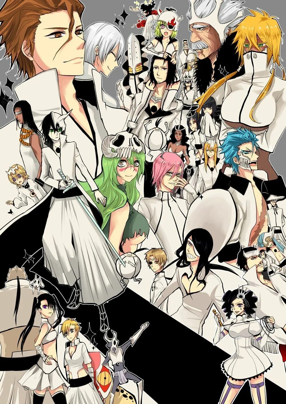 Арранкары. Блич арранкары эспада. bleach арранкары эспада.