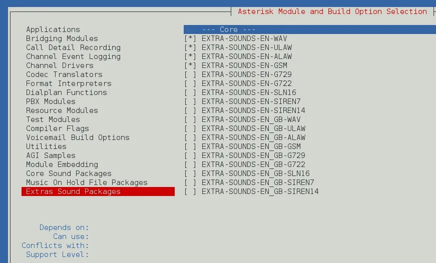 Compiler flags