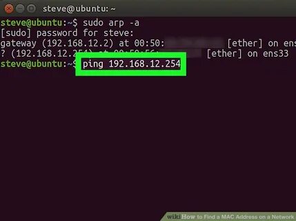 Check mac address