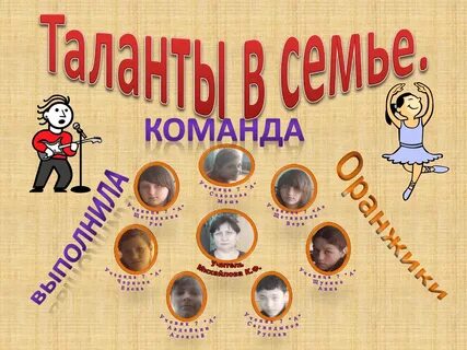 Талантливая семья