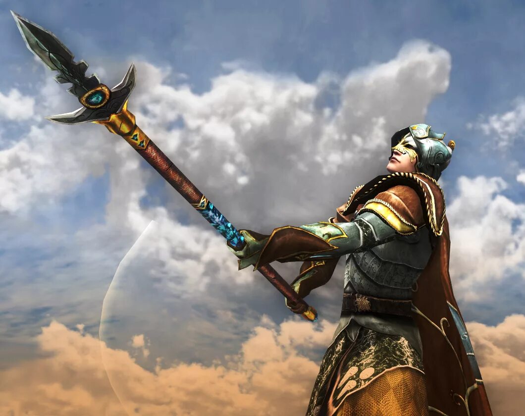 LOTRO Halberd. LOTRO head. LOTRO Horn Helm. Hauberk of Glory LOTRO. Wander around