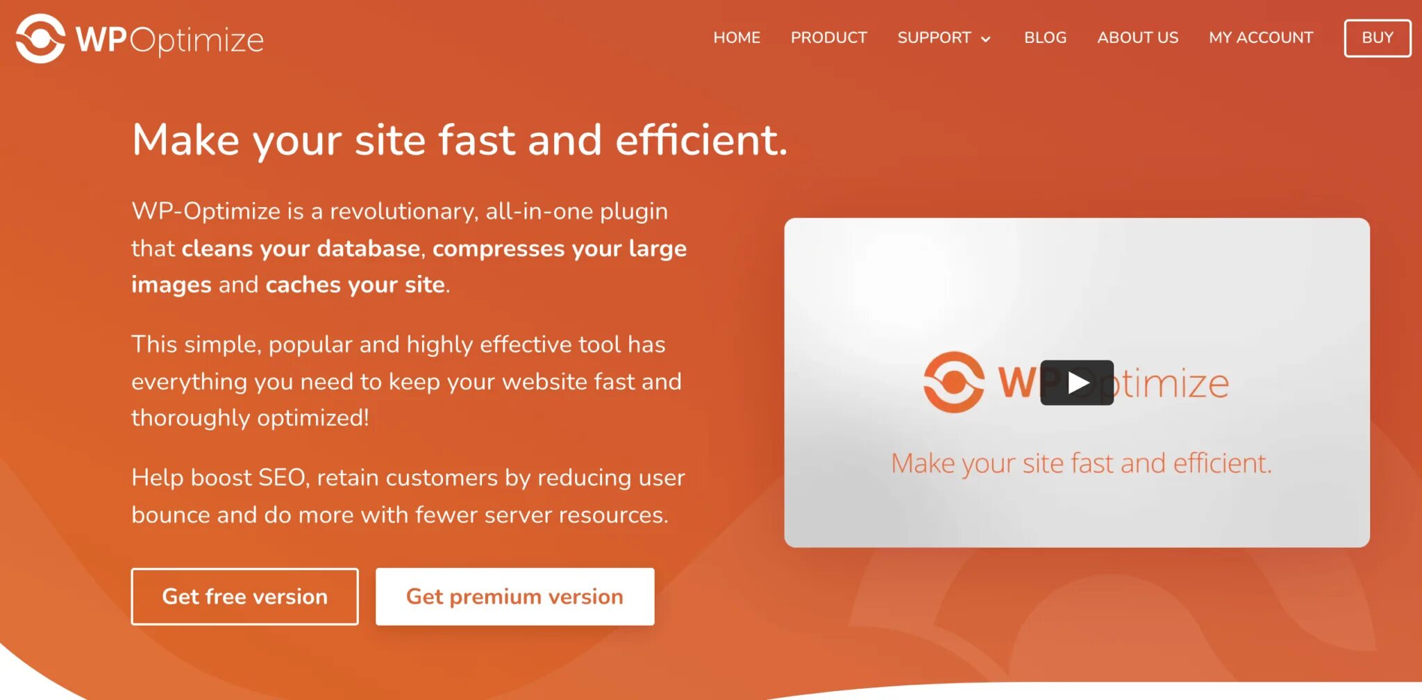 Wp-optimize Premium. AIO плагин. Wp Optimization plugin. Your site ru. Wp site ru