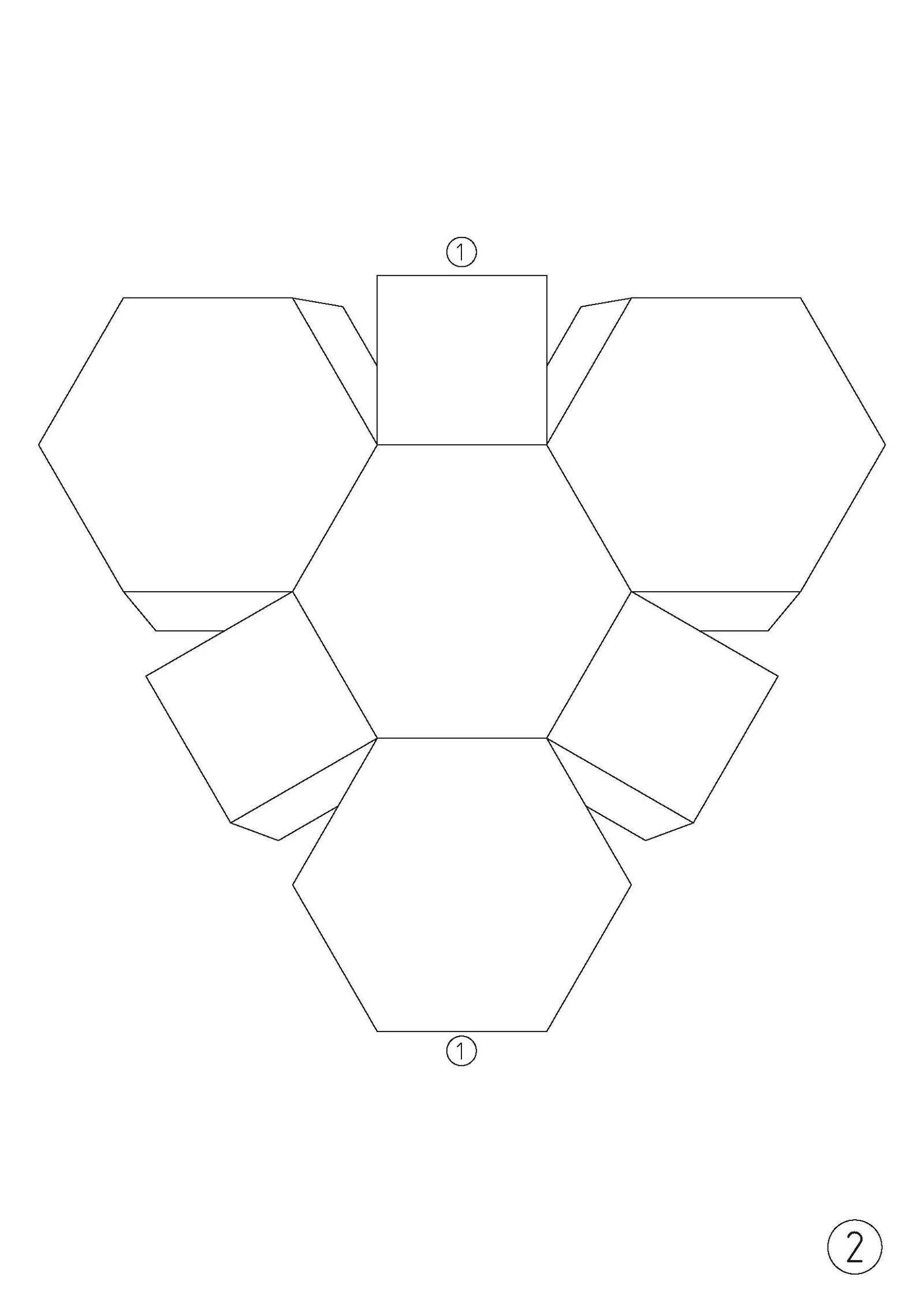 Шестиугольник из бумаги. Усечённый октаэдр схема. Усечённый гексаэдр развёртка. Усечённый октаэдр развертка. Усечённый кубооктаэдр развертка.