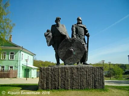 Памятник рюрику и олегу в старой ладоге