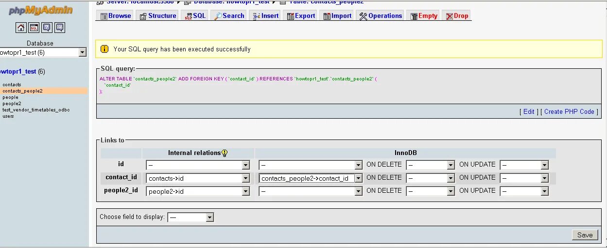 Ключи в phpmyadmin. Phpmyadmin внешний ключ. relation view phpmyadmin. ограничение внешнего ключа mysql phpmyadmin. column already exists: название предмета in statement [alter table &quot;успеваемость&quot; add foreign key.