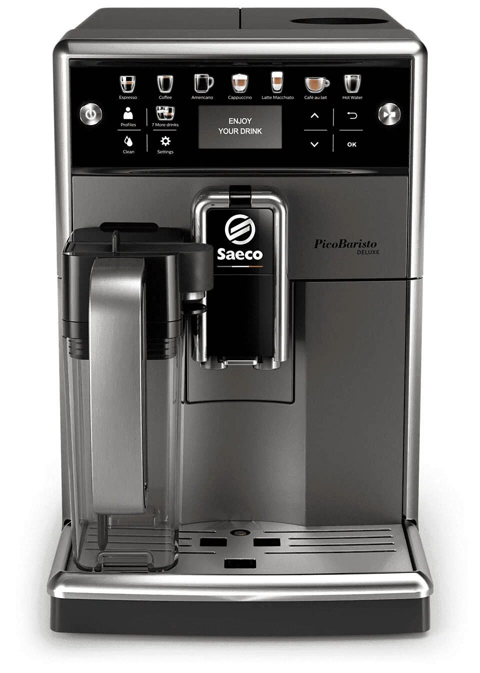 Какую кофемашину купить для дома. Saeco SM 5570/10 PICOBARISTO Deluxe. Кофемашина Saeco PICOBARISTO Deluxe sm5570. Кофемашина Saeco sm5572/10 PICOBARISTO Deluxe. Кофемашина Philips Saeco sm5570/10.