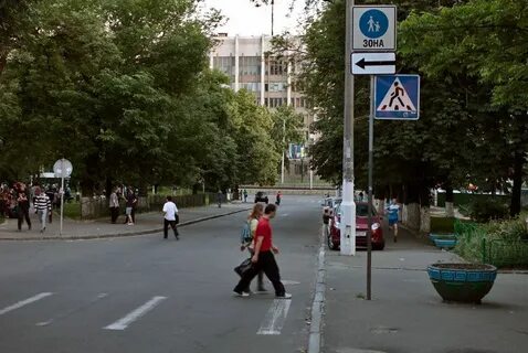 Правила дорожного движения пешеходная зона
