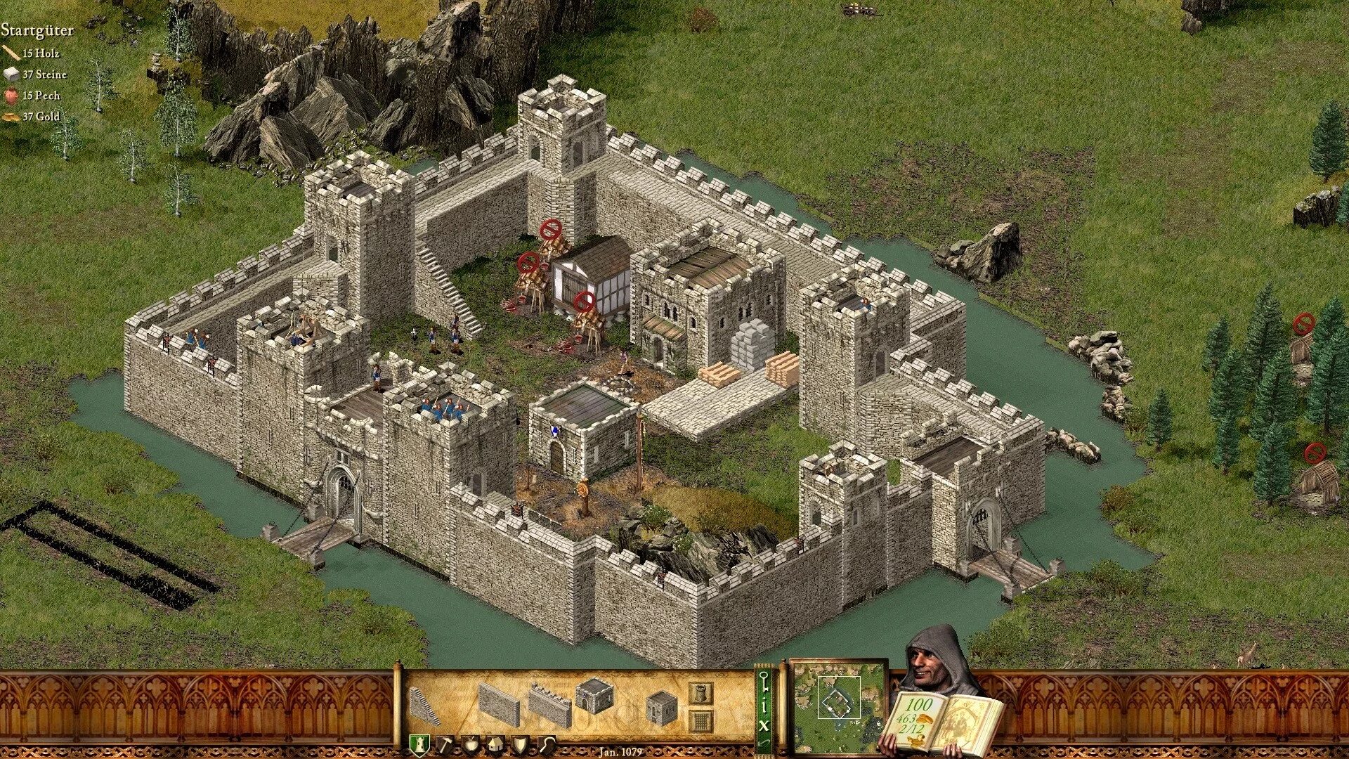 Стронгхолд 1.4.1. Игра Stronghold 1. Стронгхолд крусадер 1. Стронгхолд 2001.