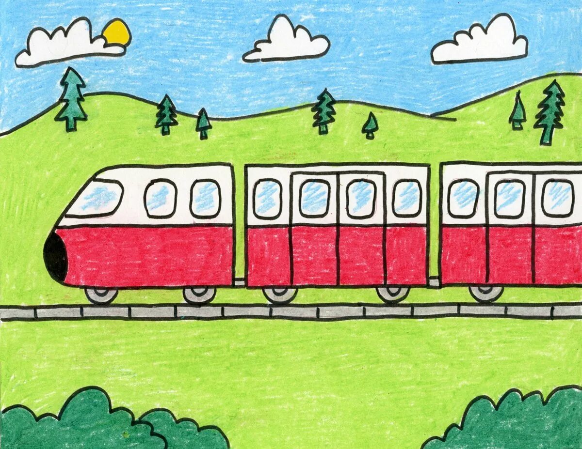 Железная дорога 1 класс. Поезд рисунок. Рисование с детьми поезд. Поезда для детей. Рисование поезда в подготовительной группе.