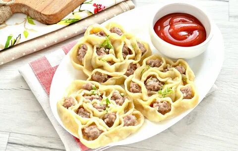 Вкусные манты из свинины