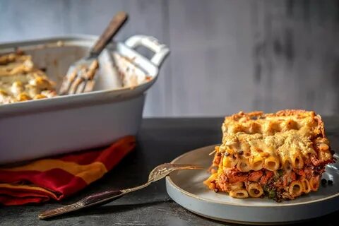 Лазанья с макаронами в духовке