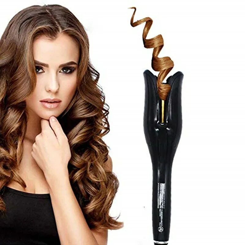 Как называется плойка которая накручивает волосы. Hair curler automatic curling iron. стайлер automatic hair curler. плойка hair curler gl4616. плойка для волос hair curler rci-2318.