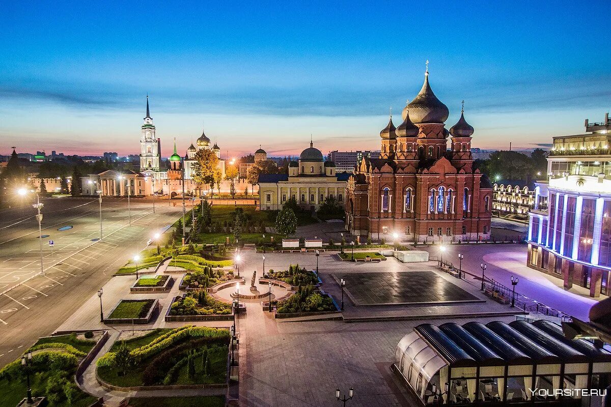 Фотография г. Тула центр города. Тула площадь. Тула площадь города. Панорама Тулы центр города.