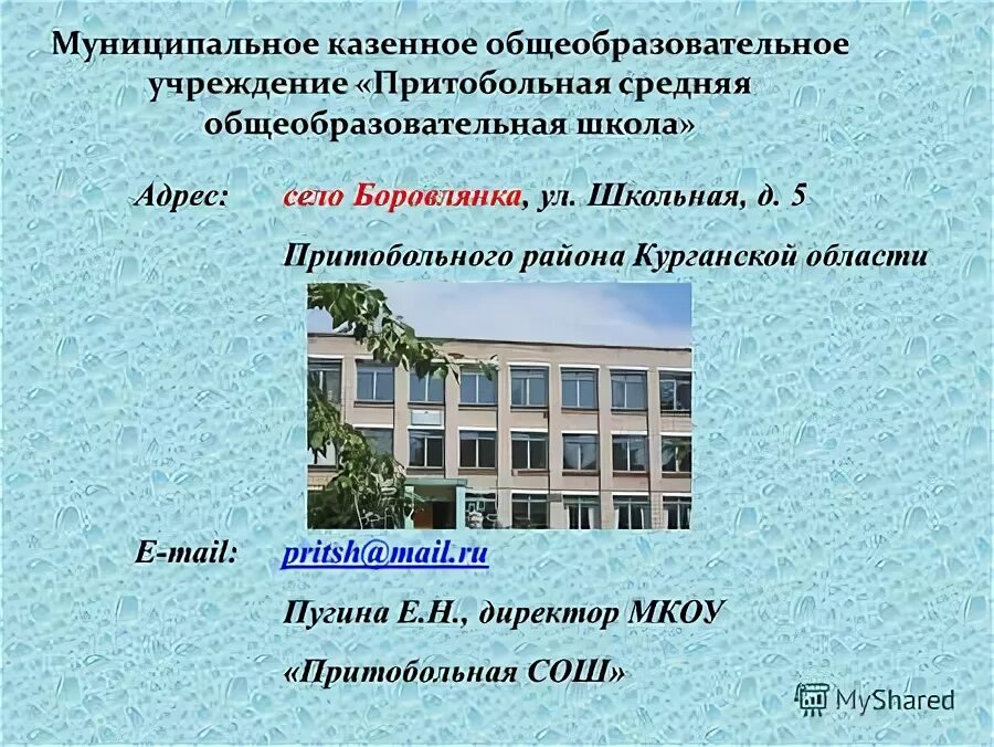 как определить адрес школы