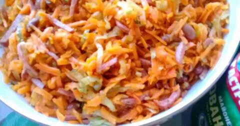 Обжорка с копченой курицей и корейской