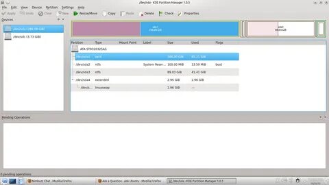 Partition linux