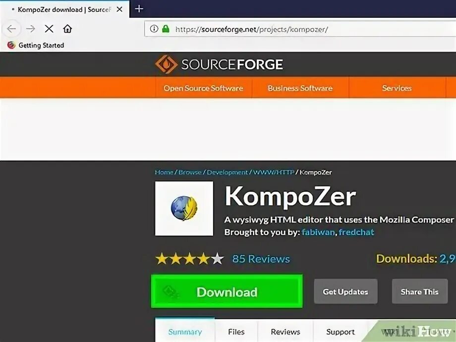 Https sourceforge net projects. KOMPOZER.