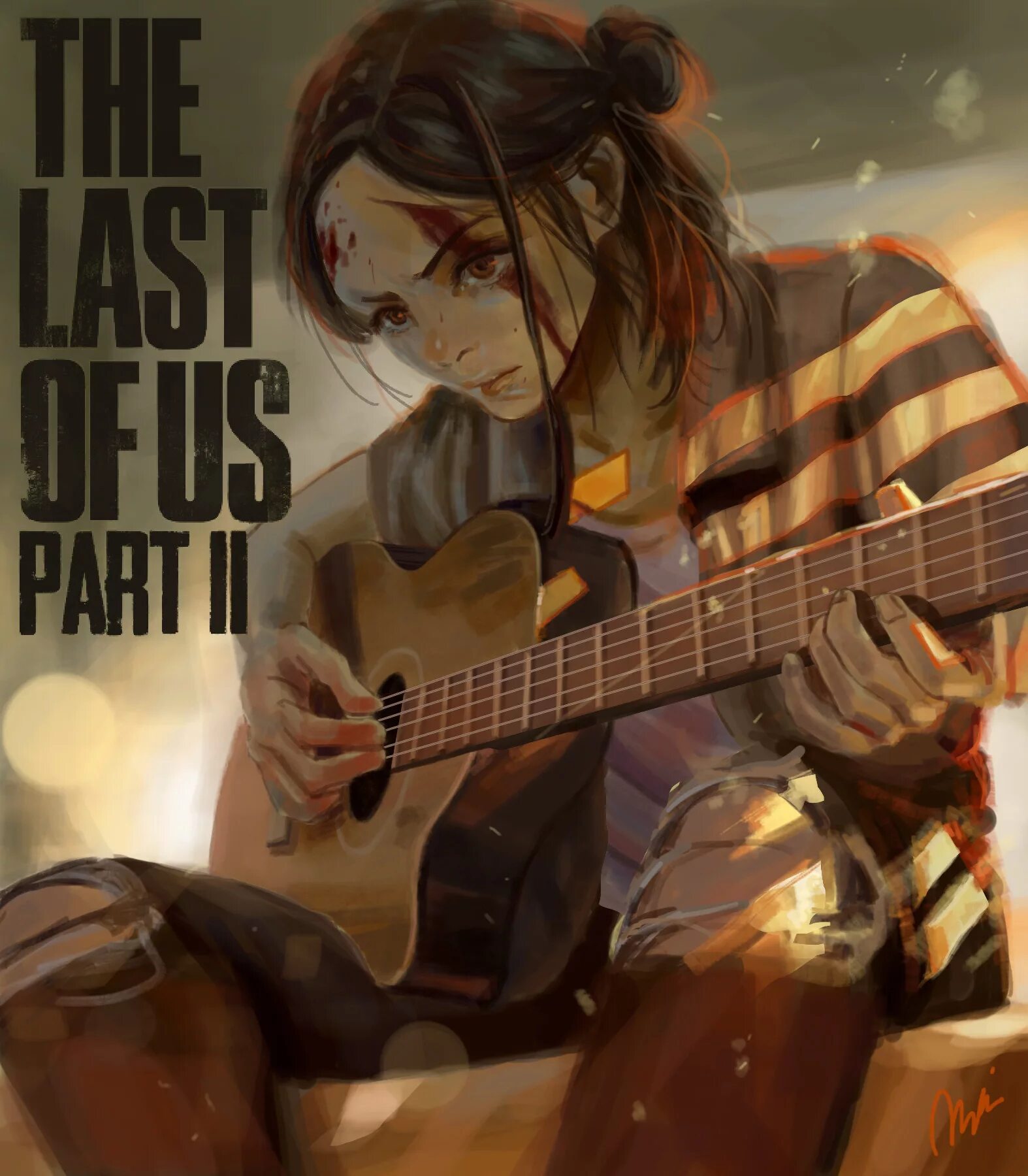 The last two of them. The last of us 2 Элли арт с гитарой.