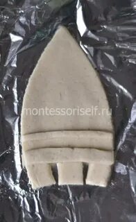 Ракета из соленого теста для детей