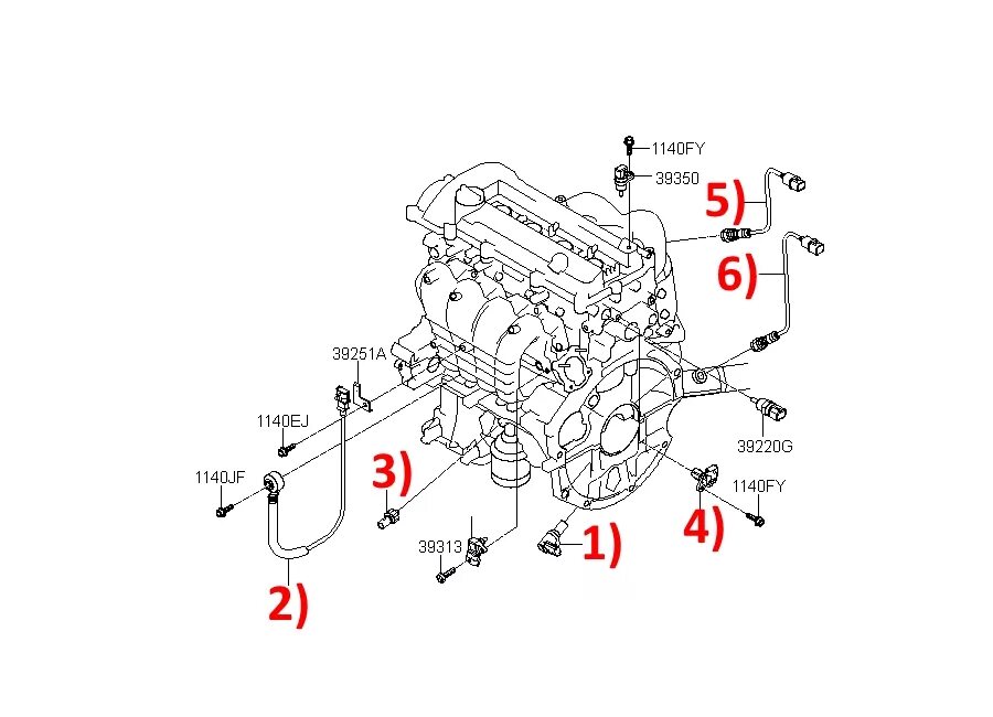 Датчики на двигателе Киа Пиканто. Датчик температуры Kia Picanto 1.0. Датчик коленвала на Киа СИД 2.0 на схеме. Датчик масла Киа Пиканто 2009. Датчик давления масла спортейдж