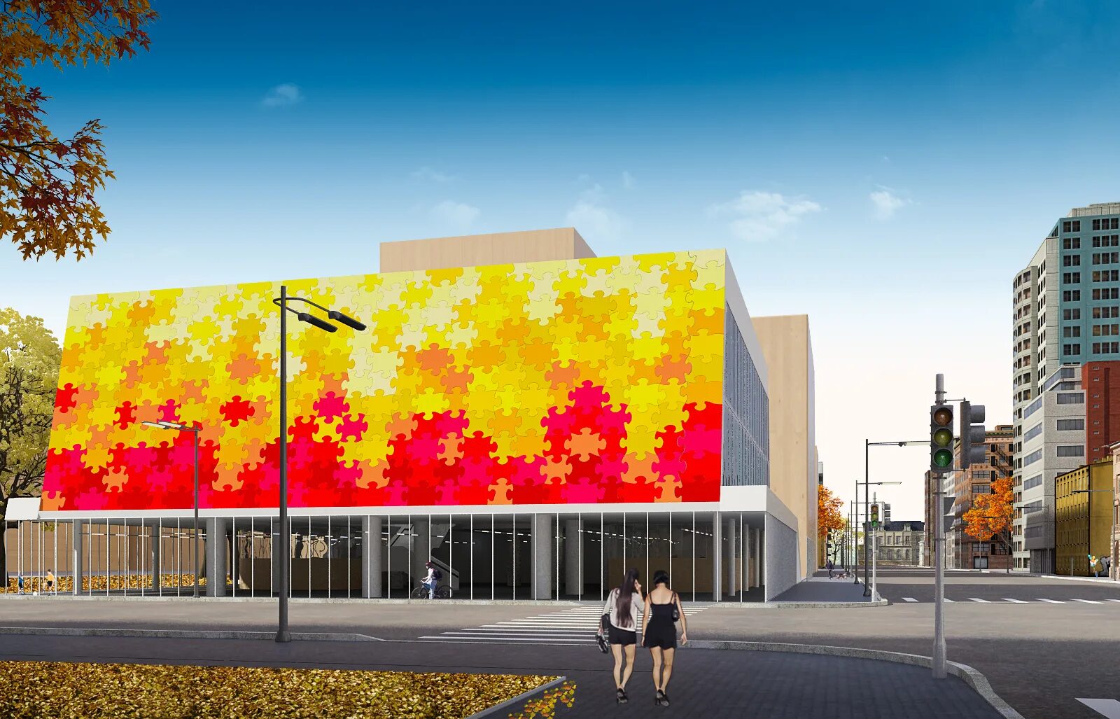 3д модель девятиэтажка 1-515.