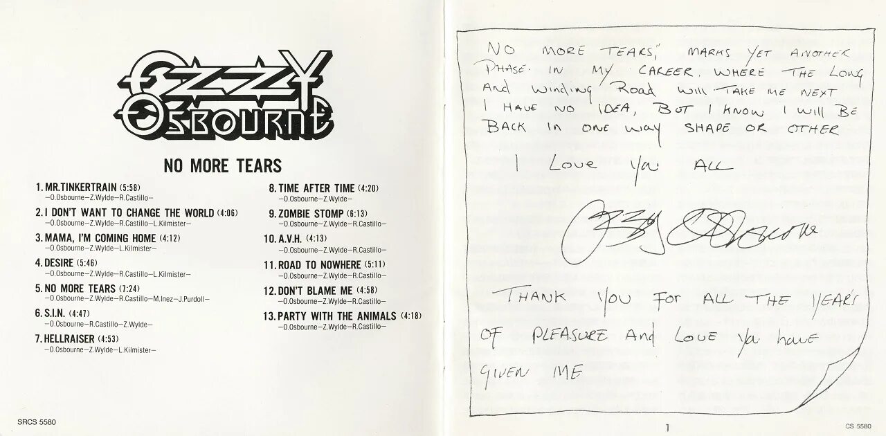 Tear me перевод. 1991 No more tears. Osbourne Ozzy "no more tears". No more tears обложка. Ozzy Osbourne no more tears 1991.