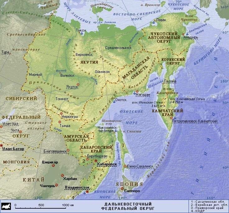 Моря каких океанов омывает дальний восток. Карта дальнего востока россии подробная с городами. географическая карта дальнего востока. дальний восток на карте россии с городами. географическая карта дальнего востока россии.