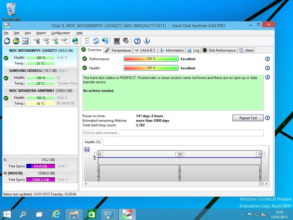 C system temp