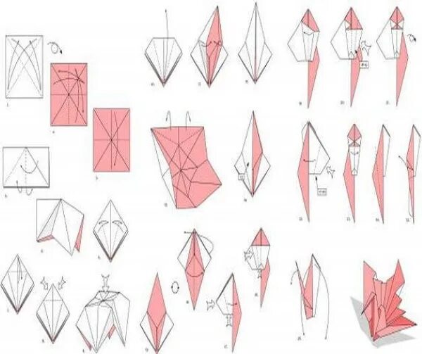 Как сделать журавлика поэтапно. Японский Журавлик схема. Японский бумажный Журавлик схема. Оригами из бумаги для начинающих Журавлик. Оригами из бумаги Журавлик схема для начинающих.
