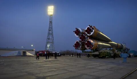 Первый полет с какого космодрома