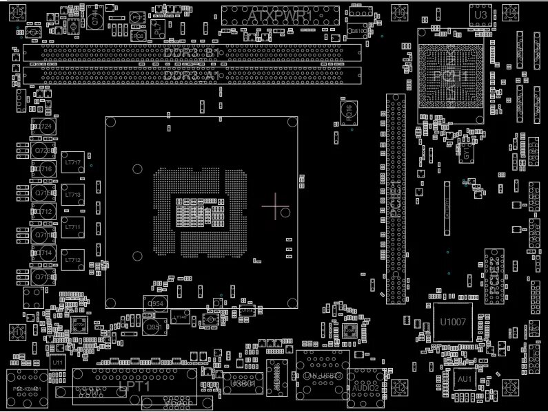 Gigabyte GA-MA790FX-UD5P Rev.1.01 BoardView СервисКомп форум по ремонту радиоэле