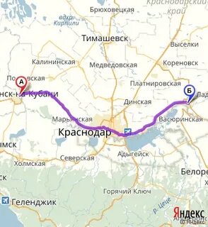 Г лабинск маршрут