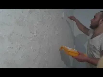 Декоративная штукатурка из шпаклевки своими руками валиком