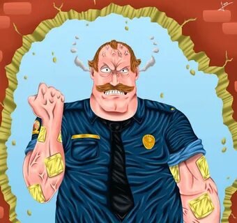 Angry Police From Paradise PD Wallpaper. 