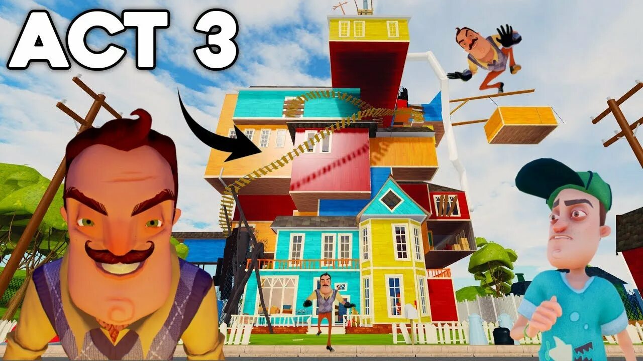 Привет сосед бета 3. Hello neighbor 2 карта. Hello neighbor mobile act 3 in 10 minutes. Neighbour act 3. Привет сосед бета 3 майнкрафт.