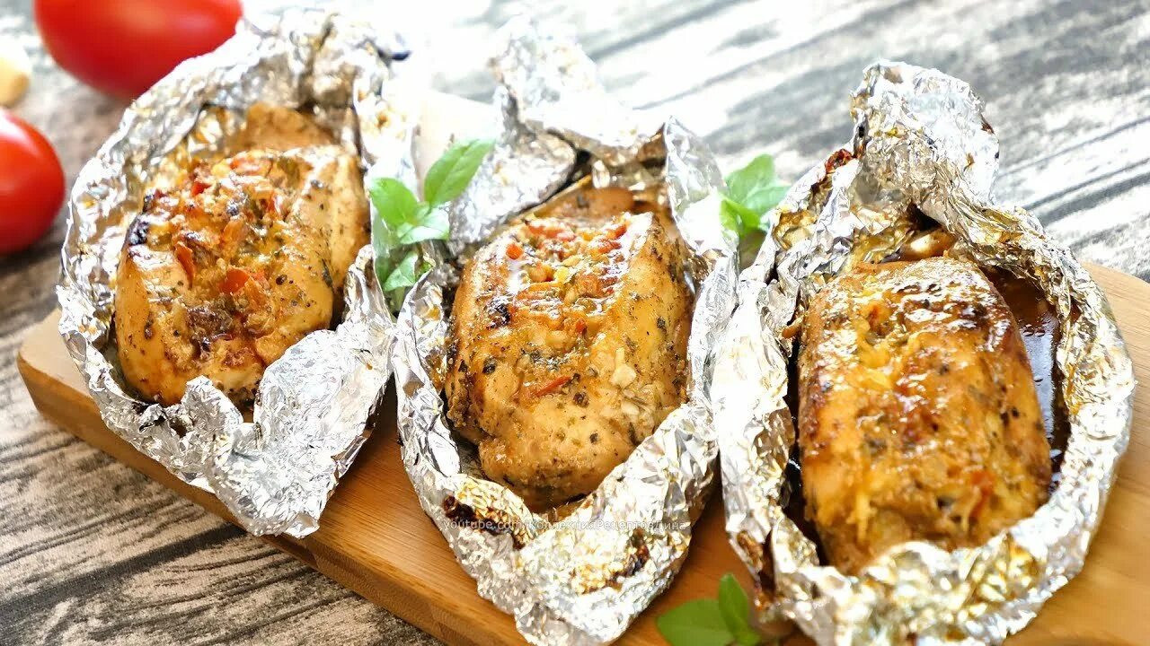 Курица фольге рецепты с фото