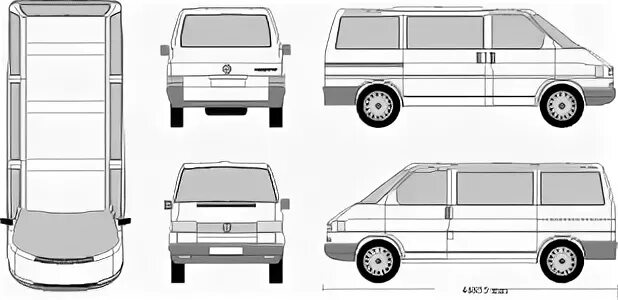 Т4 6. Габариты Фольксваген Транспортер т4. Volkswagen Transporter т4 ширина. Volkswagen Transporter t4 габариты. Колесная база Фольксваген Транспортер т4.