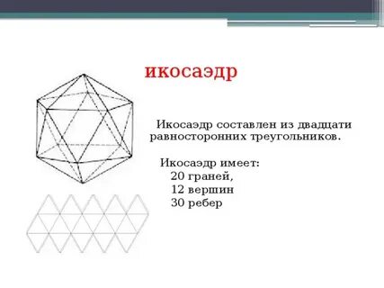 Имеет 20 граней