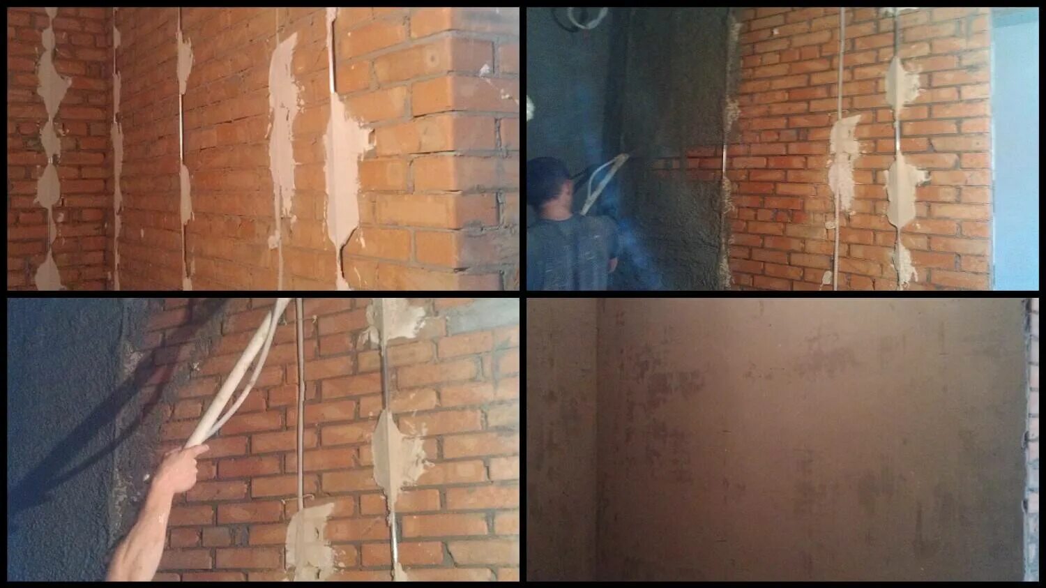 Можно ли штукатурить кирпичную стену