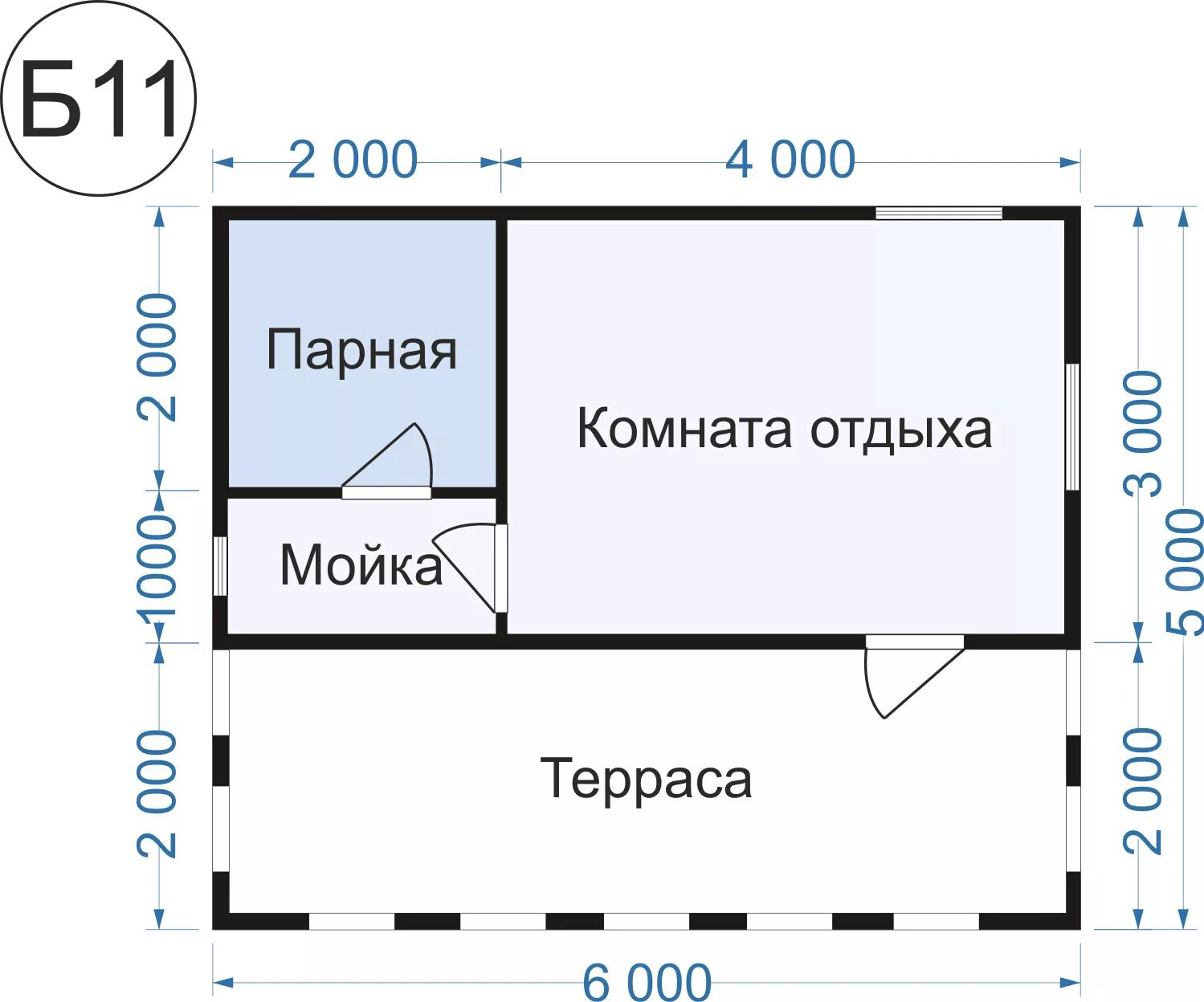Комната размеры 4 на 4