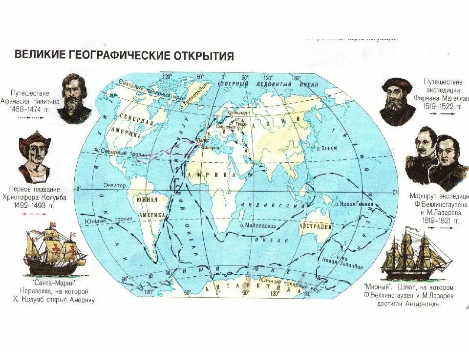 Географические открытия xv xvi. Важнейшие географические открытия карта 5 класс география. Карта Великие географические открытия 7 класс история нового времени. Карта эпохи великих географических открытий география 5 класс.