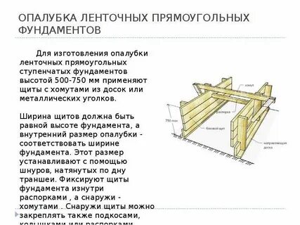 Ленточный фундамент пошаговая инструкция