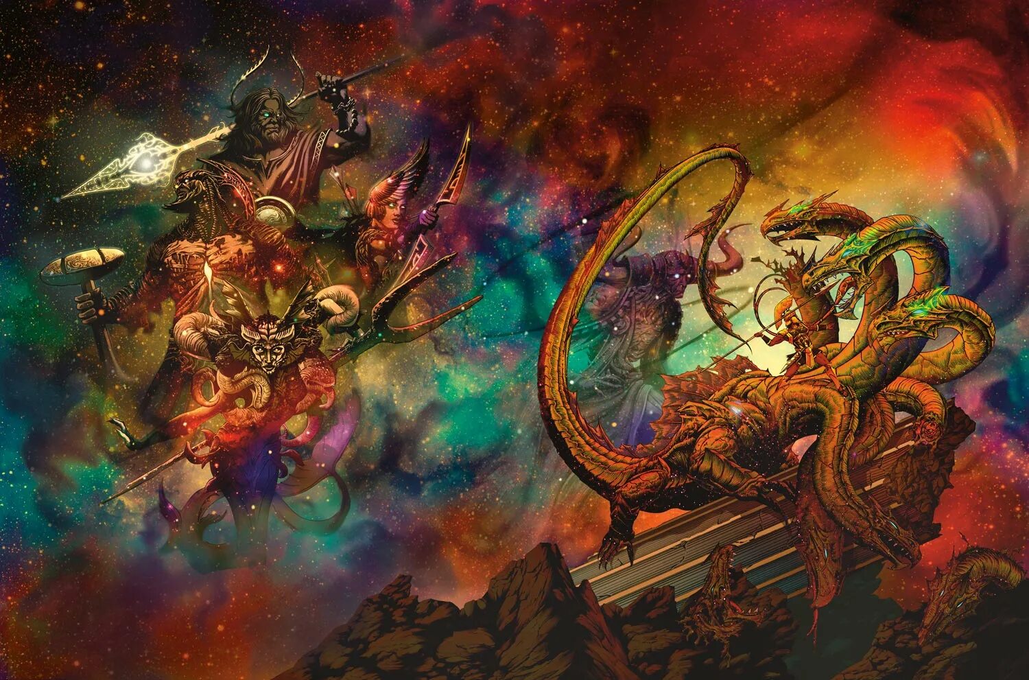 Вархаммер 40000 гатс. Гигантские монстры. Гидра днд. Йогг сарон сара. Хастур архидемон.