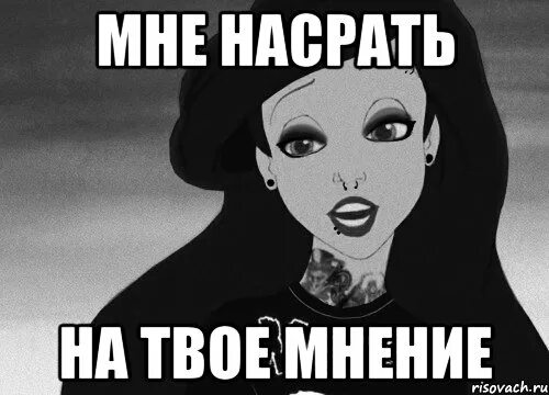 Мне насрать на твое мнение. Всем насрать на твое мнение. Насрать я хотела на чужое мнение. А мне насрать на твое мнение - Мем.